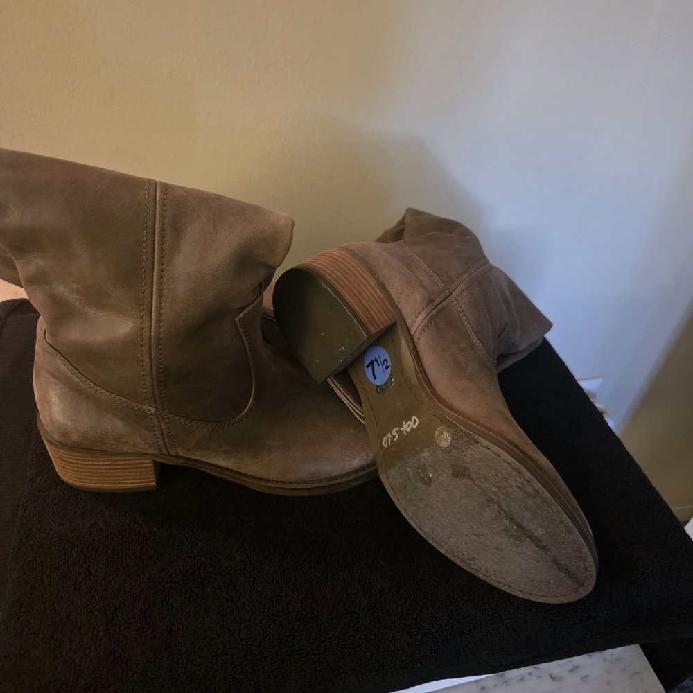 Lucky Brand Brown Leather Boots - Picture 3 of 5